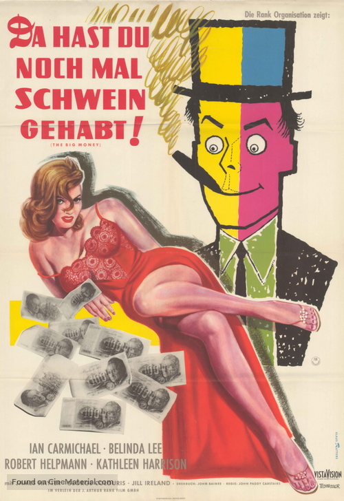 The Big Money - German Movie Poster