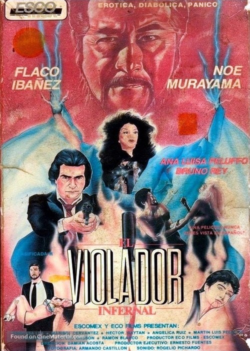 El violador infernal - Mexican Movie Poster