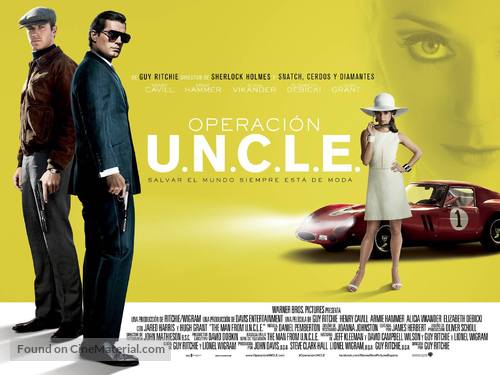 The Man from U.N.C.L.E. - Spanish Movie Poster