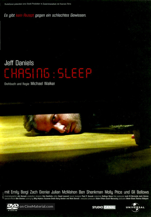 Chasing Sleep - German DVD movie cover