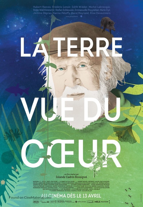 La terre vue du coeur - Canadian Movie Poster