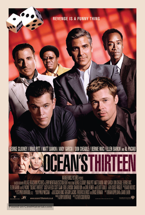 Ocean&#039;s Thirteen - British Movie Poster