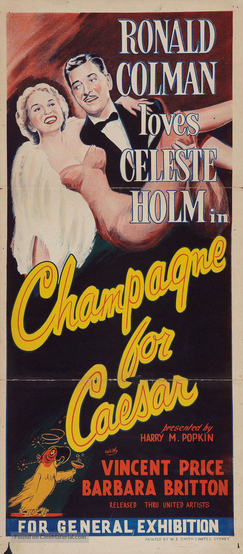 Champagne for Caesar - Australian Movie Poster