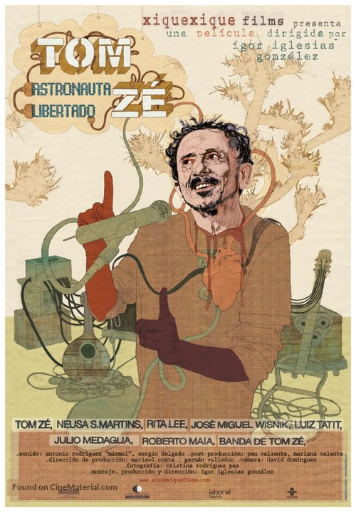 Tom Z&eacute; Astronauta Libertado - Spanish Movie Poster