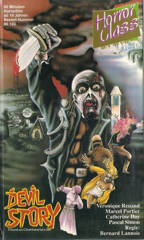 Il &eacute;tait une fois le diable - Devil&#039;s story - German VHS movie cover