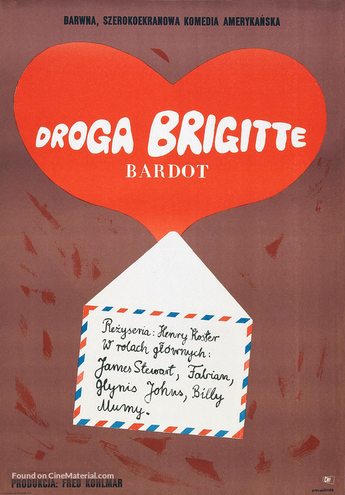 Dear Brigitte - Polish Movie Poster
