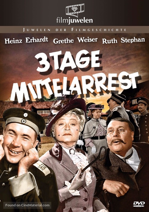 Drei Tage Mittelarrest - German DVD movie cover