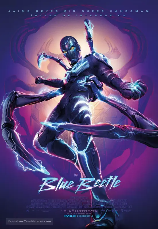 Blue Beetle - Turkish Movie Poster