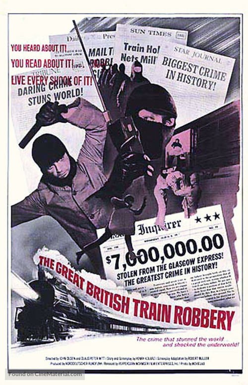 &quot;Die Gentlemen bitten zur Kasse&quot; - British Movie Poster