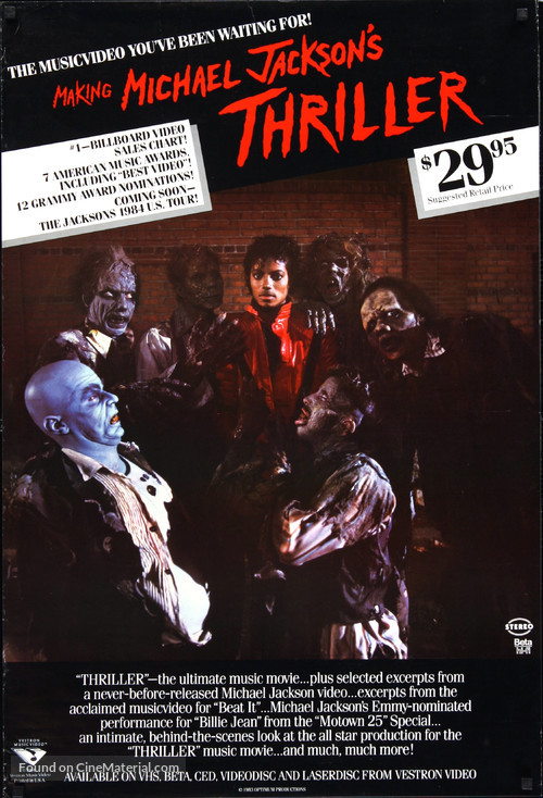 Thriller - Video release movie poster