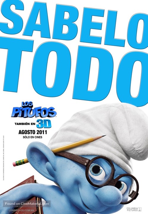 The Smurfs - Mexican Movie Poster