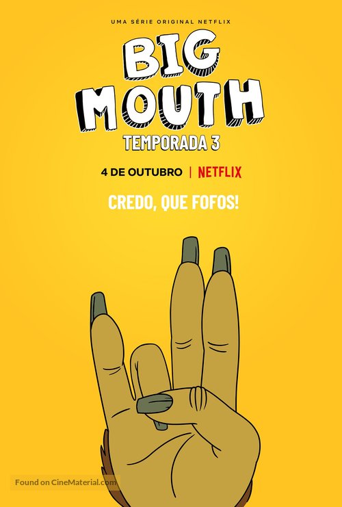 &quot;Big Mouth&quot; - Brazilian Movie Poster