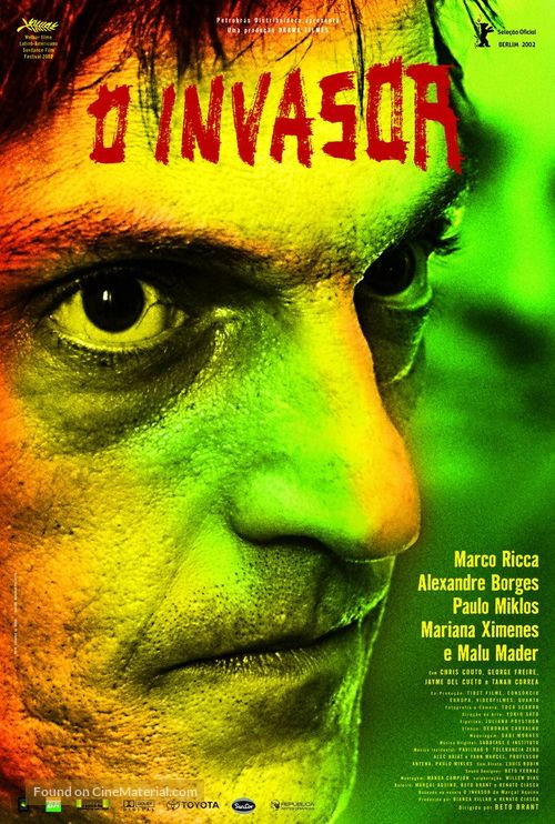 O Invasor - Brazilian Movie Poster