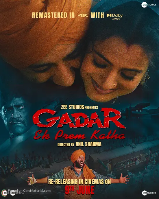 Gadar: Ek Prem Katha - Indian Movie Poster