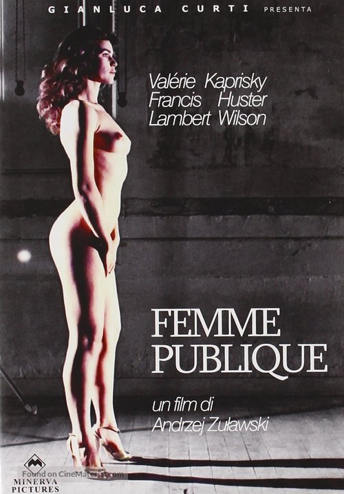 La femme publique - Italian DVD movie cover