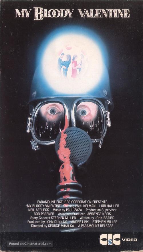My Bloody Valentine - British VHS movie cover