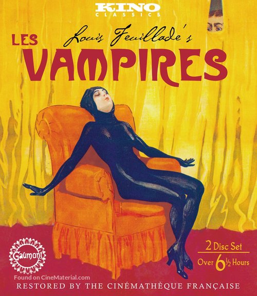 Les vampires - Blu-Ray movie cover