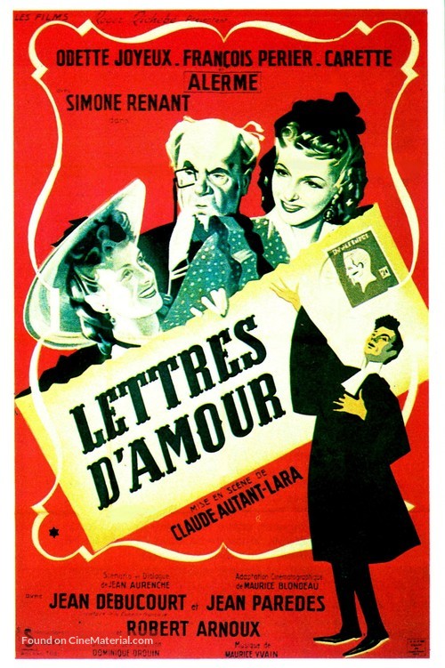 Lettres d&#039;amour - French Movie Poster
