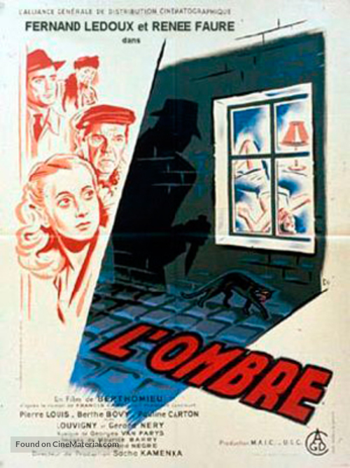 L&#039;ombre - French Movie Poster