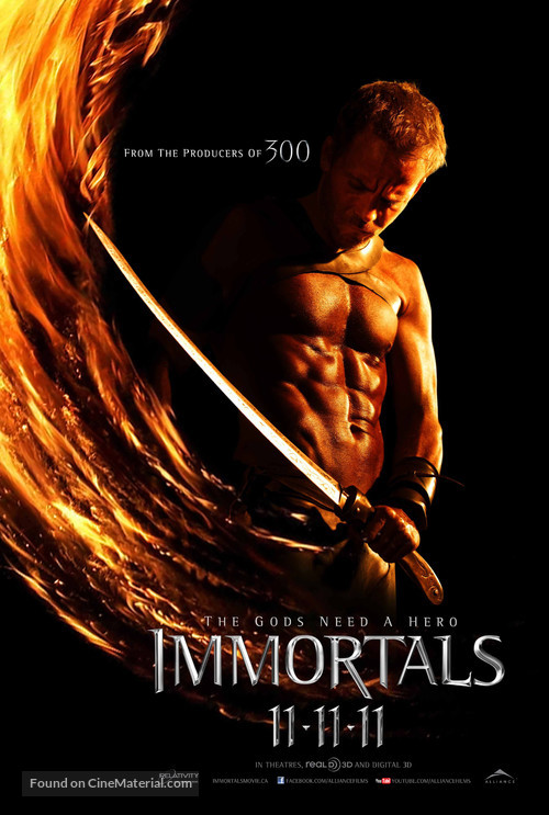 Immortals - Canadian Movie Poster