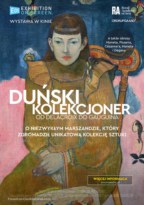 Exhibition On Screen: The Danish Collector - Delacroix To Gauguin - Polish Movie Poster