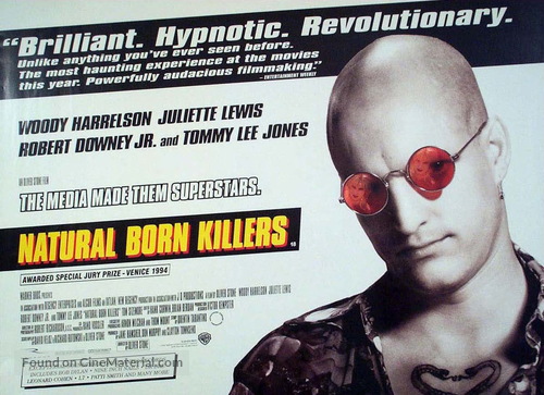 Natural Born Killers - British Movie Poster