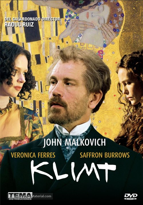 Klimt - Spanish DVD movie cover