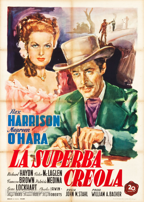 The Foxes of Harrow - Italian Movie Poster