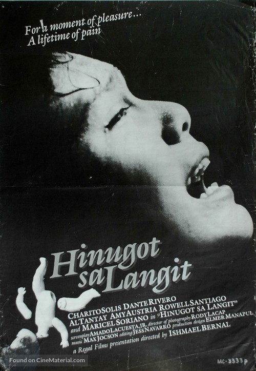 Hinugot sa langit - Philippine Movie Poster