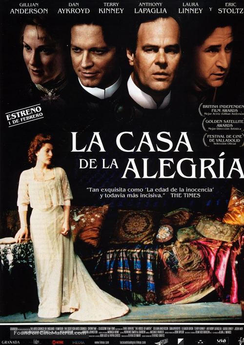 The House of Mirth - Spanish Movie Poster