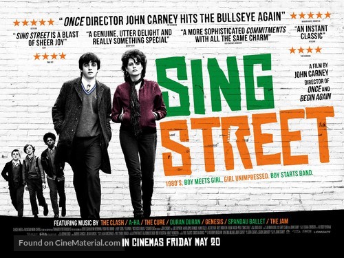 Sing Street - British Movie Poster