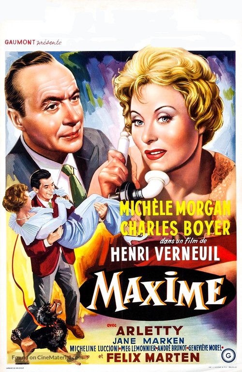 Maxime - Belgian Movie Poster
