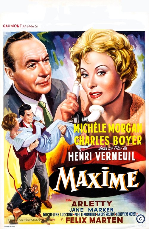 Maxime - Belgian Movie Poster