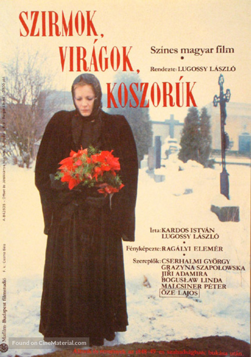 Szirmok, vir&aacute;gok, koszor&uacute;k - Hungarian Movie Poster