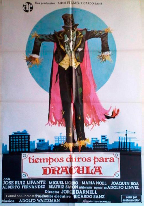 Tiempos duros para Dr&aacute;cula - Spanish Movie Poster