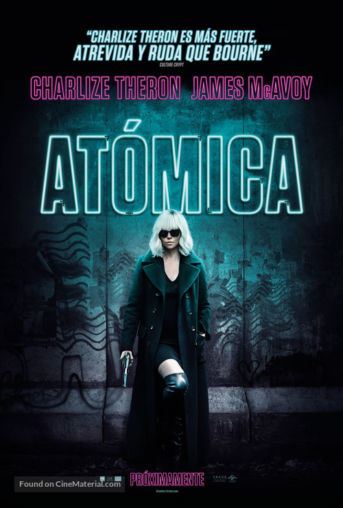 Atomic Blonde - Mexican Movie Poster