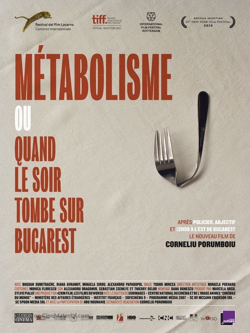 C&acirc;nd se lasa seara peste Bucuresti sau metabolism - French Movie Poster