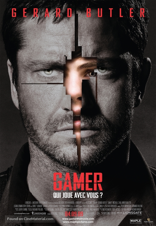Gamer - Canadian Movie Poster