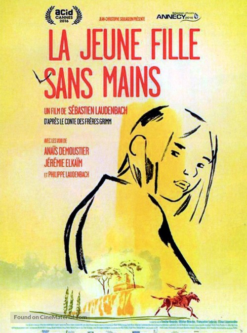 La jeune fille sans mains - French Movie Poster