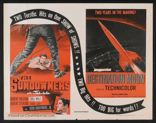 Destination Moon - Combo movie poster