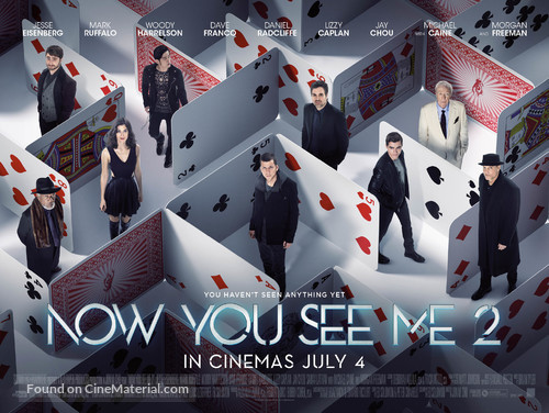 Now You See Me 2 - British Movie Poster