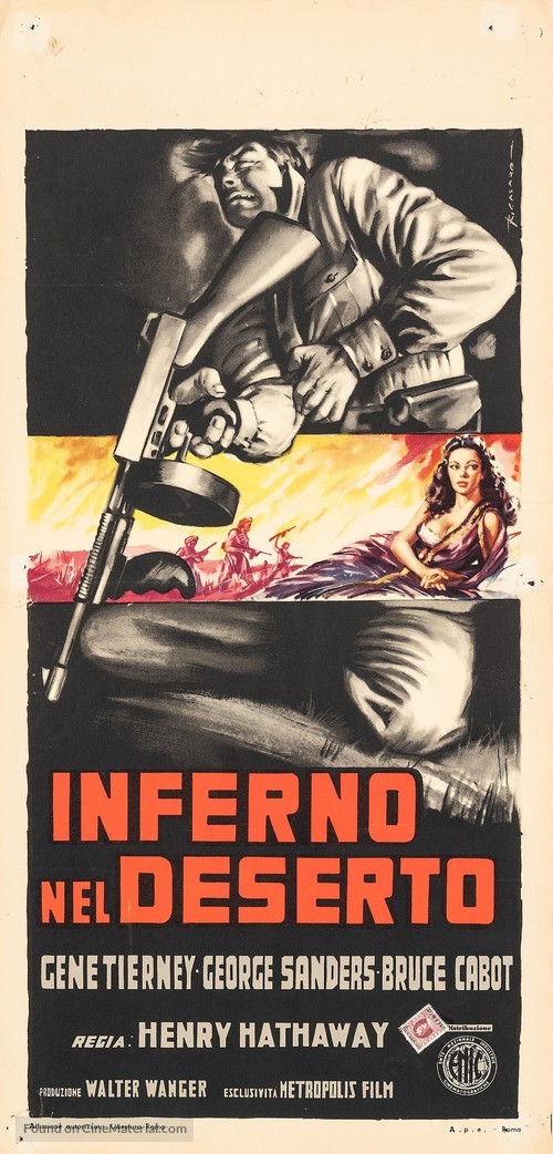 Sundown - Italian Movie Poster