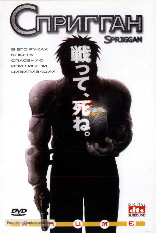 Spriggan - Russian DVD movie cover