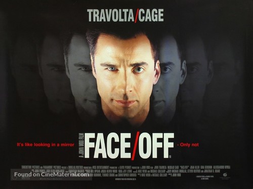 Face/Off - British Movie Poster