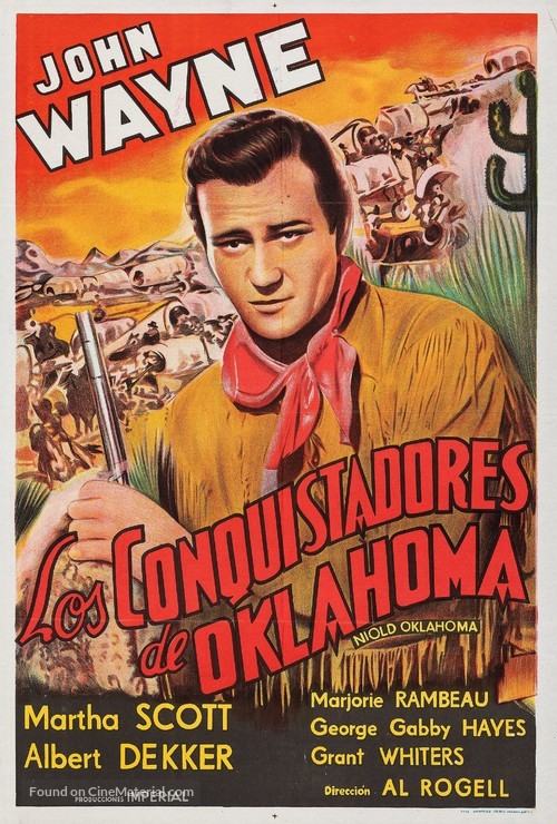 In Old Oklahoma - Argentinian Movie Poster