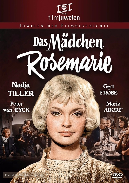 Das M&auml;dchen Rosemarie - German DVD movie cover