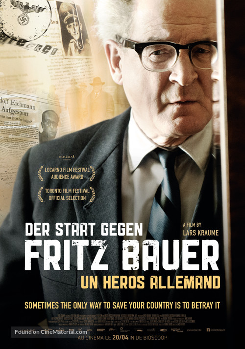 Der Staat gegen Fritz Bauer - Belgian Movie Poster