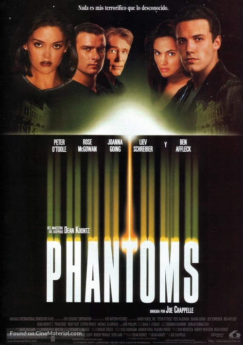 Phantoms - Spanish Movie Poster