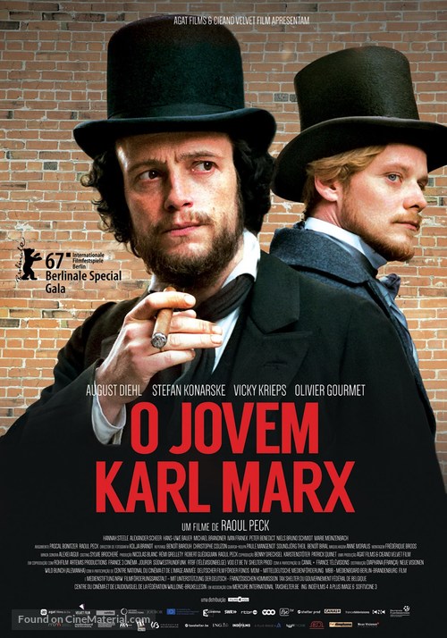 Le jeune Karl Marx - Portuguese Movie Poster