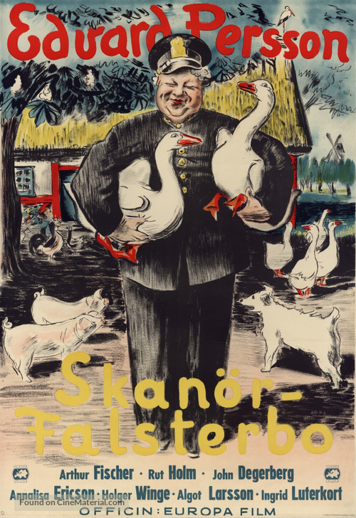 Skan&ouml;r-Falsterbo - Swedish Movie Poster